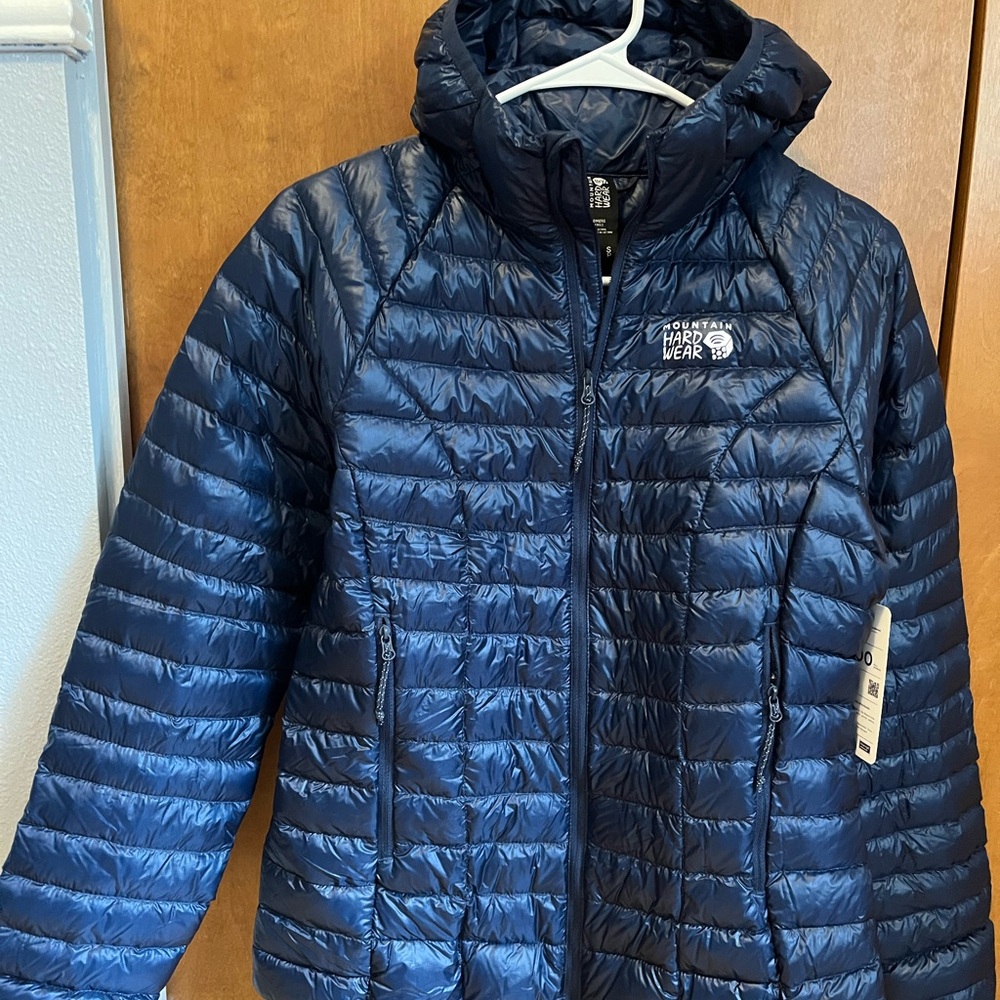 Mountain Hardwear NWT Navy Ghost Whisperer Puffer Down Jacket